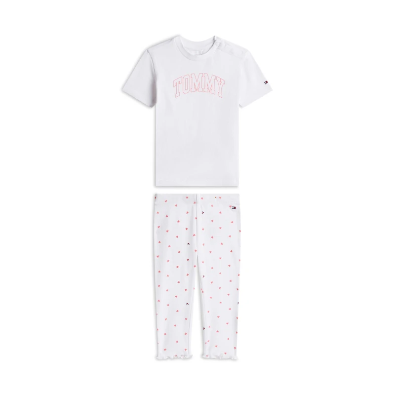 Image of Tommy Hilfiger Tommy Legging Set In62 White YBR female 9M(74)