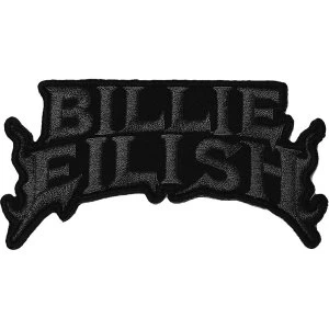 Image of Billie Eilish - Flame Black Standard Patch