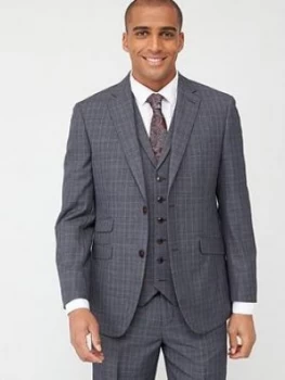 Image of Skopes Tailored Witton Jacket - Grey/Blue Check