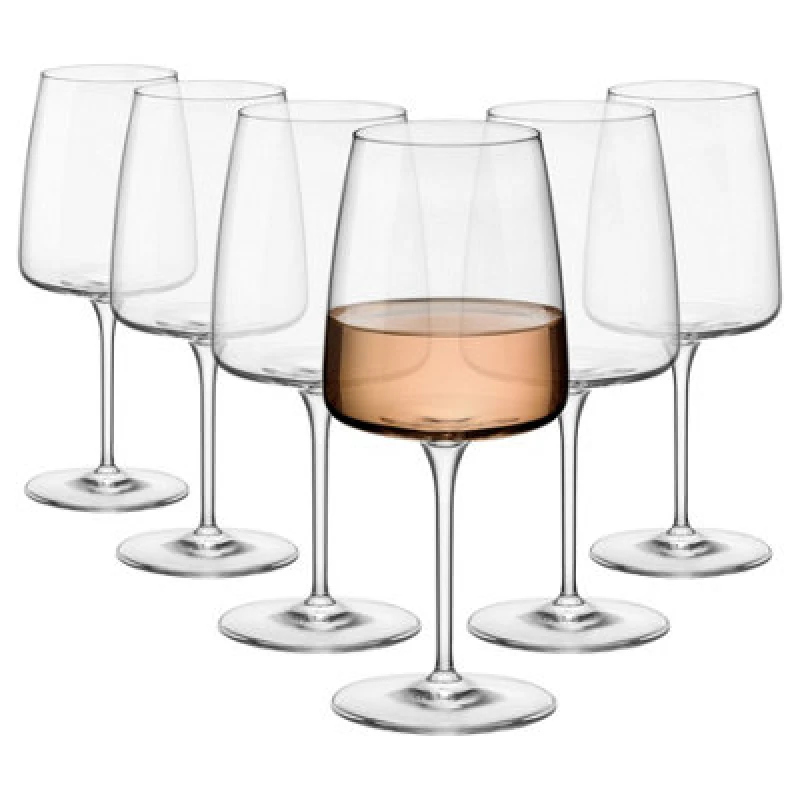 Image of Bormioli Rocco Nexo Wine Glasses - 450ml - Pack of 6 in Clear Clear Unisex