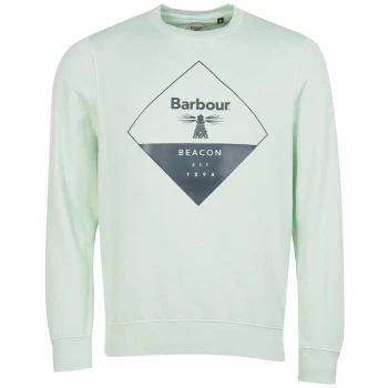 Image of Barbour Beacon Blaze Sweatshirt - Dusty Mint GN45