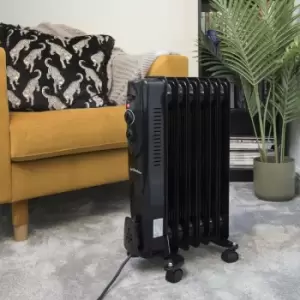 Image of Jack Stonehouse - Oil Filled 1500w Radiator - Black