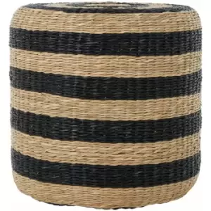Image of Ashby Seagrass Pouffe - Premier Housewares