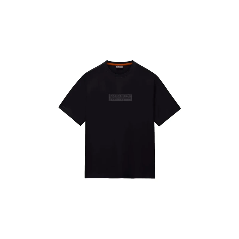 Image of T-Shirt Napapijri Box Logo Noir Male 3XL