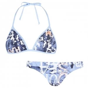 Image of adidas Parley Bikini Ladies - Blue/Coral