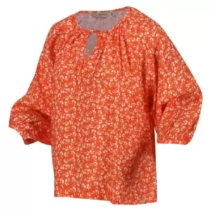Image of Regatta Orla Kiely Tie Neck Blouse - SatsumaPrsly