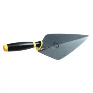 Image of CK Tools T529510 Brick Trowel Broad Heel Carbon Steel Soft Grip 250mm