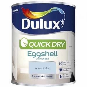 Image of Dulux Quick Dry Mineral Mist Eggshell Low Sheen Paint 750ml