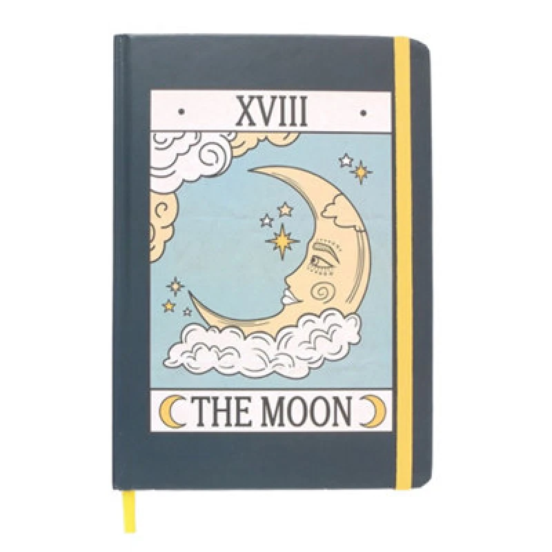 Image of Something Different Something Different The Moon Tarot A5 Notebook Multi One Size Unisex 5063703815956
