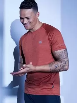 Image of Dare 2b x Jermaine Jenas Persist Tee - Orange, Size S, Men