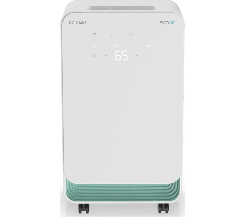 Image of ECOAIR DC12 MK3 Compressor Dehumidifier - White 5051462013430