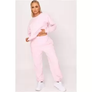 Image of I Saw It First Baby Pink Ultimate Oversized Pinstripe Dad Shirt - Pink