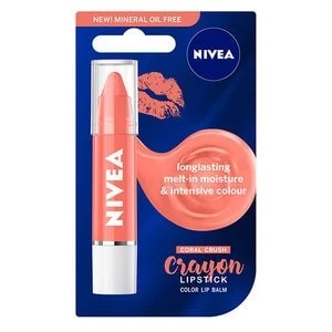Image of Nivea Lip Crayon Coral Crush 3g