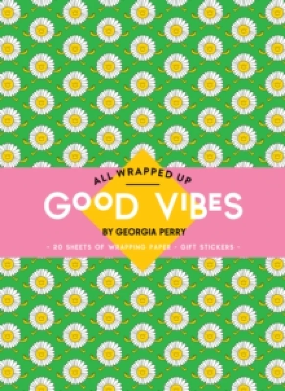Image of All Wrapped Up: Good Vibes by Georgia Perry : A Wrapping Paper Book Paperback / softback