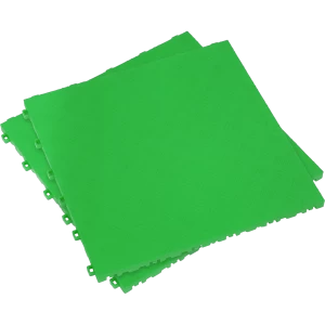 Image of Sealey Anti Slip Polypropylene Floor Tile Green 400mm 400mm Pack of 9