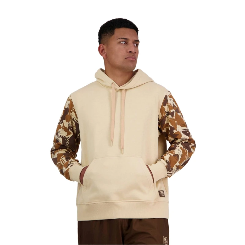 Image of Canterbury Canterbury Men Force Hoodie in Cream Size: X-Small Cream XS Male 5063806650638