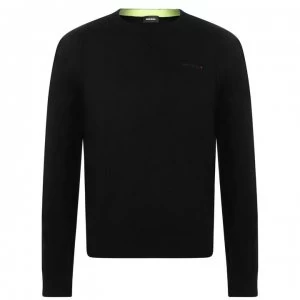 Image of Diesel Basic Knit Jumper - Black 900