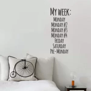 Image of DSK-75 Black Decorative Wall Sticker