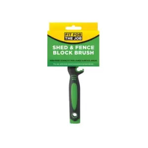 Image of Rodo Shed & Fence Block Brush 12 x 3cm FBBB003