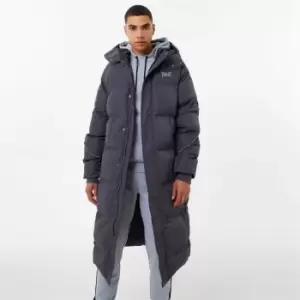 Image of Everlast Longline Puffer Jacket - Grey