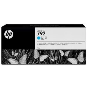 Image of HP 792 Cyan Latex Designjet Ink Cartridge