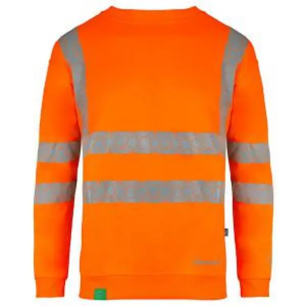 Image of Beeswift Envirowear High Visibility Sweatshirt BSW40192 BSW40192
