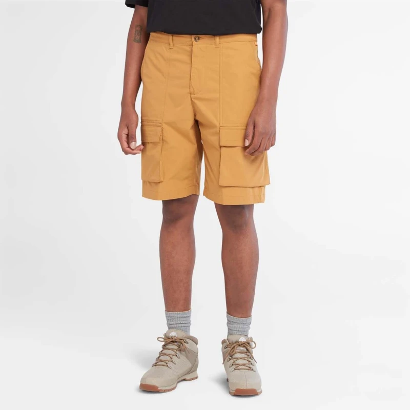 Image of Timberland Durable Water Repellent Cargo Shorts Wheat male 36 inch