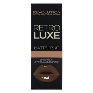 Image of Makeup Revolution Retro Luxe Lip Kits Matte Glory