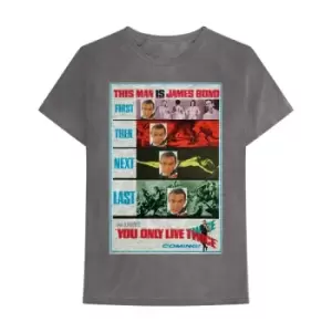 Image of James Bond 007 - You Only Live Twice Unisex XX-Large T-Shirt - Grey