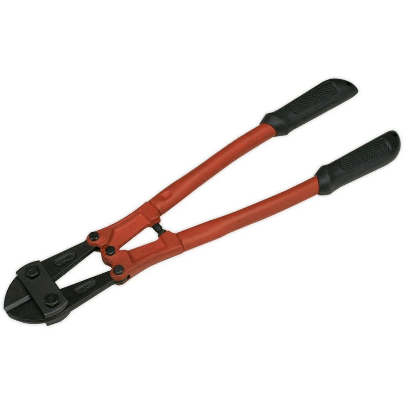Image of Loops 450mm Bolt Cropper - 8mm Jaw Capacity - Chromoly Steel Jaws - Rubber Grips Metallics
