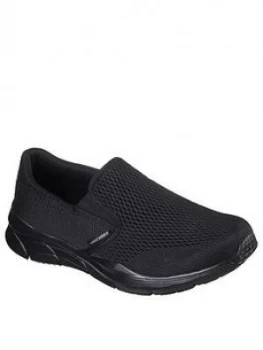 Image of Skechers Equaliser 4.0 Slip On Trainers - Black