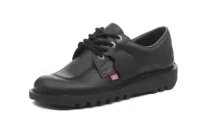 Image of Kickers Kick Lo Lace Up Shoes - Womens - Black - Size: 8