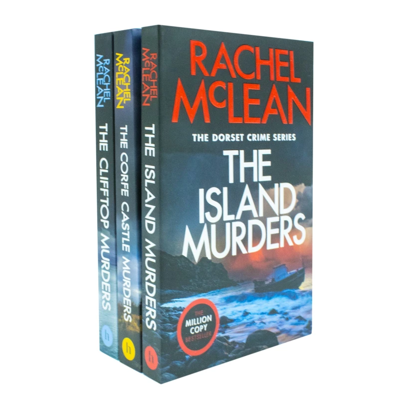 Image of Rachel McLean Dorset Crime Series 3 Book Set The Corfe Castle Murders The Clifftop Murders The Island Murders Rachel McLean Books