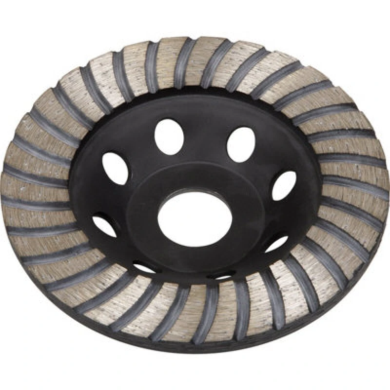 Image of Loops 125mm Stone & Concrete Angle Grinding Disc - 22mm Bore - Turbo Row Segments Multi