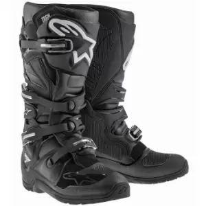 Image of Alpinestars Tech 7 Enduro Motorcycle Boots, black, Size 48, black, Size 48