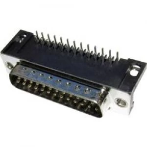 Image of D SUB pin strip 90 Number of pins 25 Soldering MH Connectors