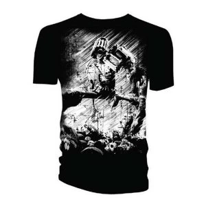Image of Judge Dredd & 2000 AD - Judge Death by Frazer Irving Mens Small T-Shirt - Black