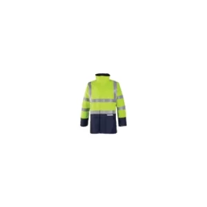 Image of Elliston Jacket Hi-vis Yellow/Navy (XL)