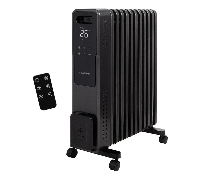 Image of Russell Hobbs RHOFR2500-M-D Portable Oil-Filled Radiator - Graphite, Black 5056233840000