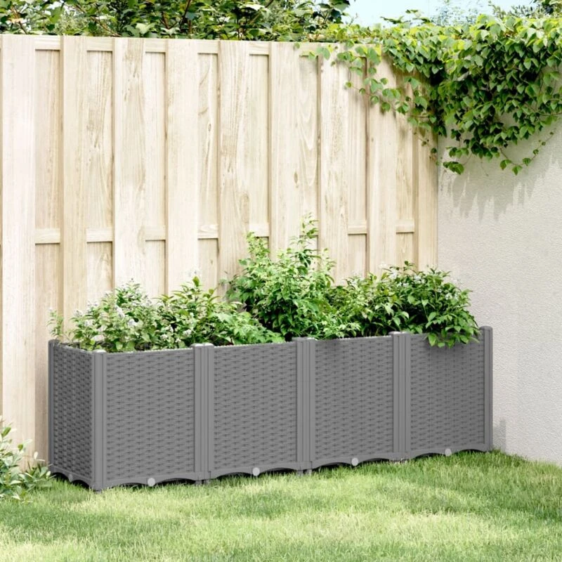 Image of VIDAXL Garden Planter Light Grey 160x40x53cm pp Vidaxl 8721012410640