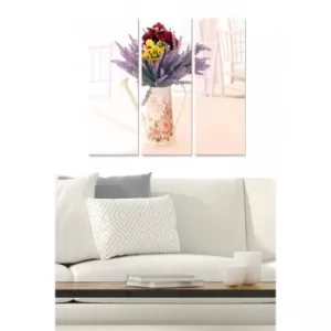 Image of MDF1521272 Multicolor Decorative MDF Painting (3 Pieces)