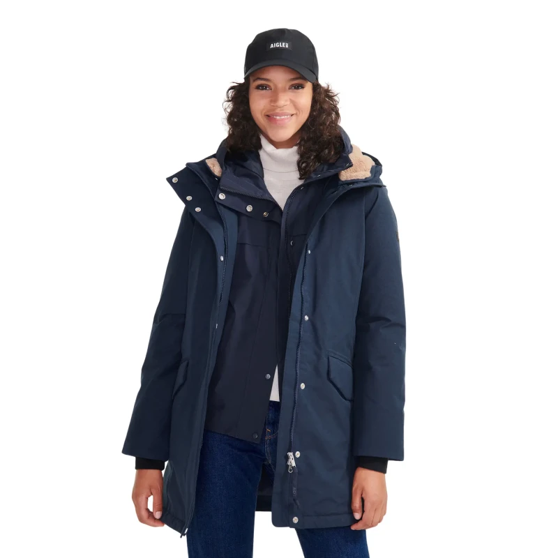 Image of Aigle Womens parka Aigle Gore-tex Bleu Female 38