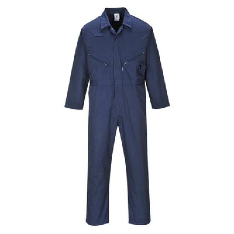 Image of Portwest Liverpool Zip Coverall C813NATS Colour: Navy