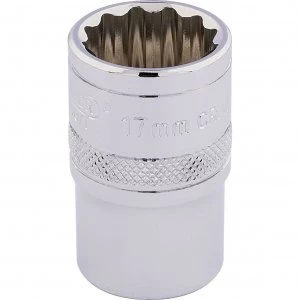 Image of Draper 1/2" Drive Hi Torq Bi Hexagon Socket Metric 1/2" 17mm