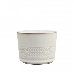 Image of Denby Natural Canvas Textured Open Sugar Bowl