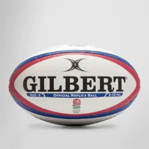 Image of Gilbert England Rugby Ball - White