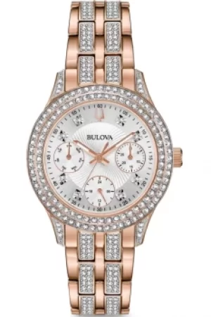 Image of Ladies Bulova Crystal Watch 98N113