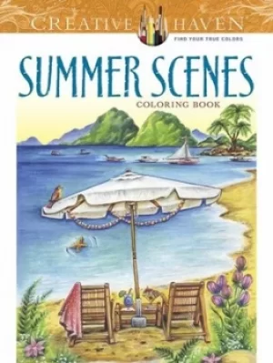 Image of Creative Haven Summer Scenes Coloring Book by Teresa Goodridge