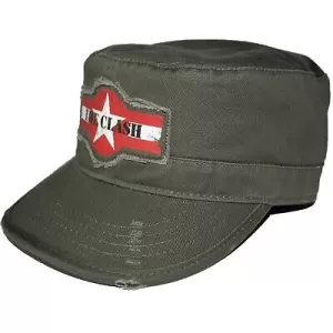 Image of The Clash - Star Logo Unisex Military Cap - Green