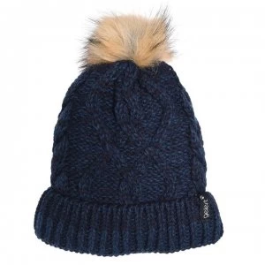 Image of Gelert Twist Pom Beanie Ladies - Petrol Blue